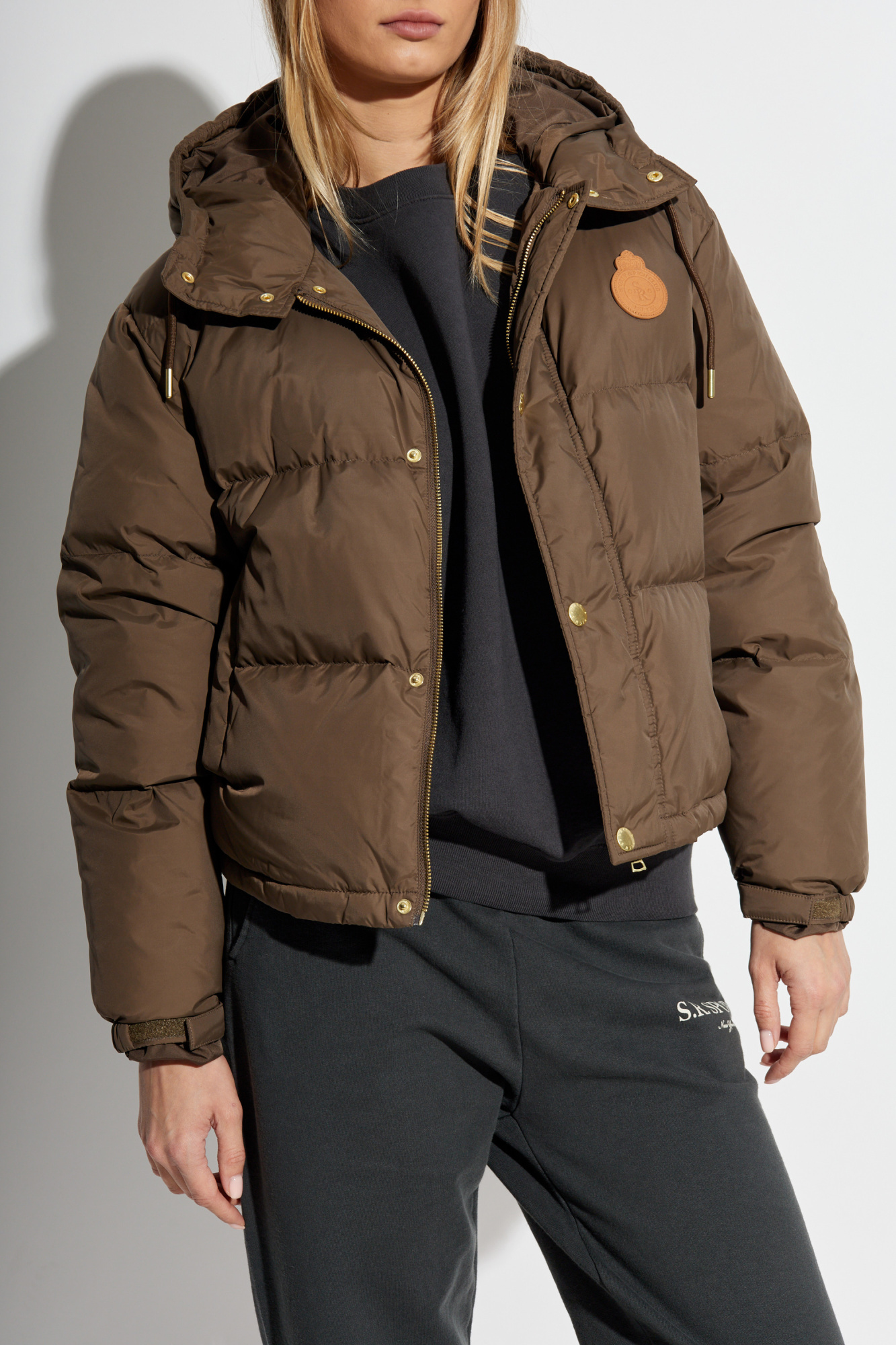 Sporty & Rich Padded jacket with hood | Women's Clothing